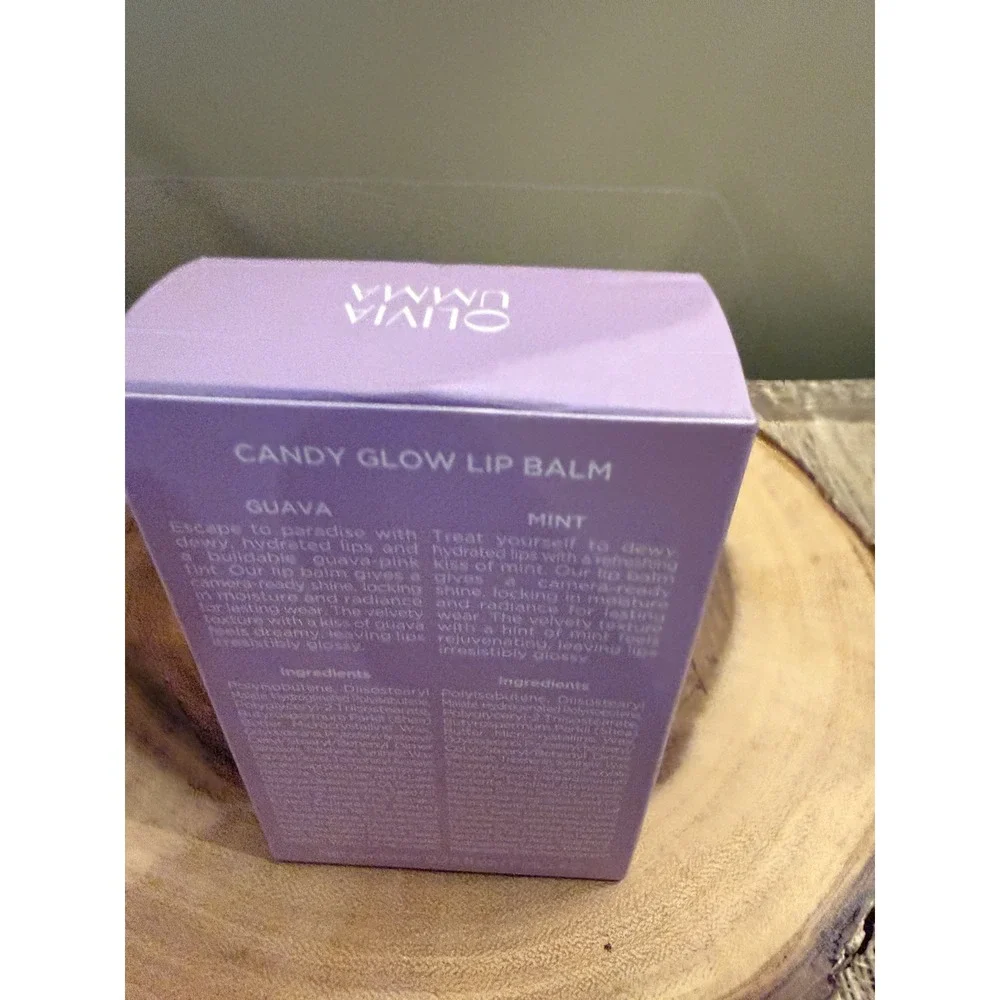 NIB Olivia Umma Candy Glow Lip Balm Duo in 